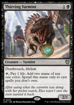 Thieving Varmint⁣ - Commander: Outlaws of Thunder Junction⁣ (Rare)⁣ [23]
