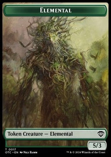 Elemental Token (G 5/3) // Insect Token (G 1/1)⁣ - Outlaws of Thunder Junction: Tokens⁣ (Token)⁣ [CT 17/18]
