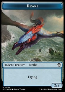Drake Token (U 2/2) // Soldier Token (A 1/1)⁣ - Outlaws of Thunder Junction: Tokens⁣ (Token)⁣ [CT 5/26]