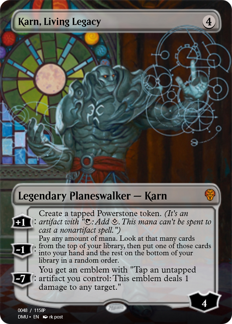 Karn, Living Legacy (PRM-103474) - Magic Online Promos