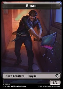 Rogue Token (B 2/2) // The Monarch⁣ - Outlaws of Thunder Junction: Tokens⁣ (Token)⁣ [CT 9/29]