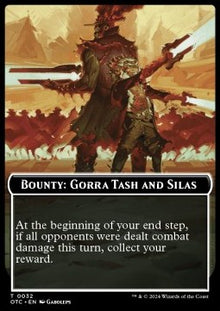 Bounty: Gorra Tash and Silas⁣ - Outlaws of Thunder Junction: Tokens⁣ (Token)⁣ [T 32]