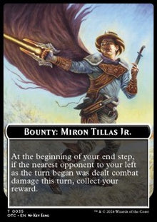 Bounty: Miron Tillas Jr.⁣ - Outlaws of Thunder Junction: Tokens⁣ (Token)⁣ [T 35]