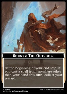 Bounty: The Outsider⁣ - Outlaws of Thunder Junction: Tokens⁣ (Token)⁣ [T 36]