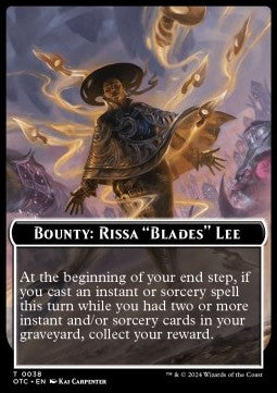 Bounty: Rissa "Blades" Lee⁣ - Outlaws of Thunder Junction: Tokens⁣ (Token)⁣ [T 38]