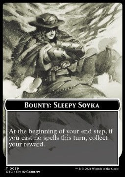 Bounty: Sleepy Sovka⁣ - Outlaws of Thunder Junction: Tokens⁣ (Token)⁣ [T 39]
