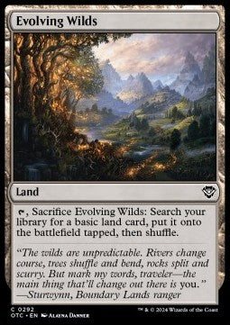 Evolving Wilds⁣ - Commander: Outlaws of Thunder Junction⁣ (Common)⁣ [292]