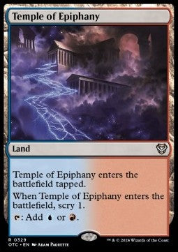 Temple of Epiphany⁣ - Commander: Outlaws of Thunder Junction⁣ (Rare)⁣ [329]