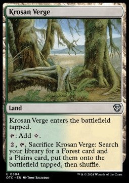 Krosan Verge⁣ - Commander: Outlaws of Thunder Junction⁣ (Uncommon)⁣ [304]