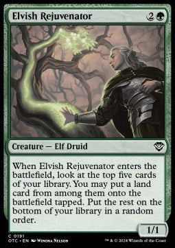 Elvish Rejuvenator⁣ - Commander: Outlaws of Thunder Junction⁣ (Common)⁣ [191]
