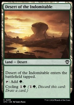 Desert of the Indomitable⁣ - Commander: Outlaws of Thunder Junction⁣ (Common)⁣ [285]