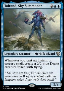 Talrand, Sky Summoner⁣ - Commander: Outlaws of Thunder Junction⁣ (Rare)⁣ [116]