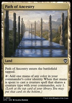 Path of Ancestry⁣ - Commander: Outlaws of Thunder Junction⁣ (Common)⁣ [310]