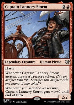 Captain Lannery Storm⁣ - Commander: Outlaws of Thunder Junction⁣ (Rare)⁣ [158]