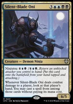 Silent-Blade Oni⁣ - Commander: Outlaws of Thunder Junction⁣ (Rare)⁣ [241]