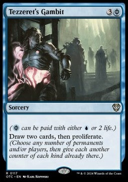 Tezzeret's Gambit⁣ - Commander: Outlaws of Thunder Junction⁣ (Rare)⁣ [117]