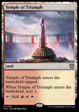 Temple of Triumph⁣ - Commander: Outlaws of Thunder Junction⁣ (Rare)⁣ [335]