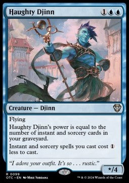 Haughty Djinn⁣ - Commander: Outlaws of Thunder Junction⁣ (Rare)⁣ [99]