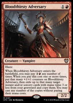 Bloodthirsty Adversary⁣ - Commander: Outlaws of Thunder Junction⁣ (Mythic)⁣ [157]