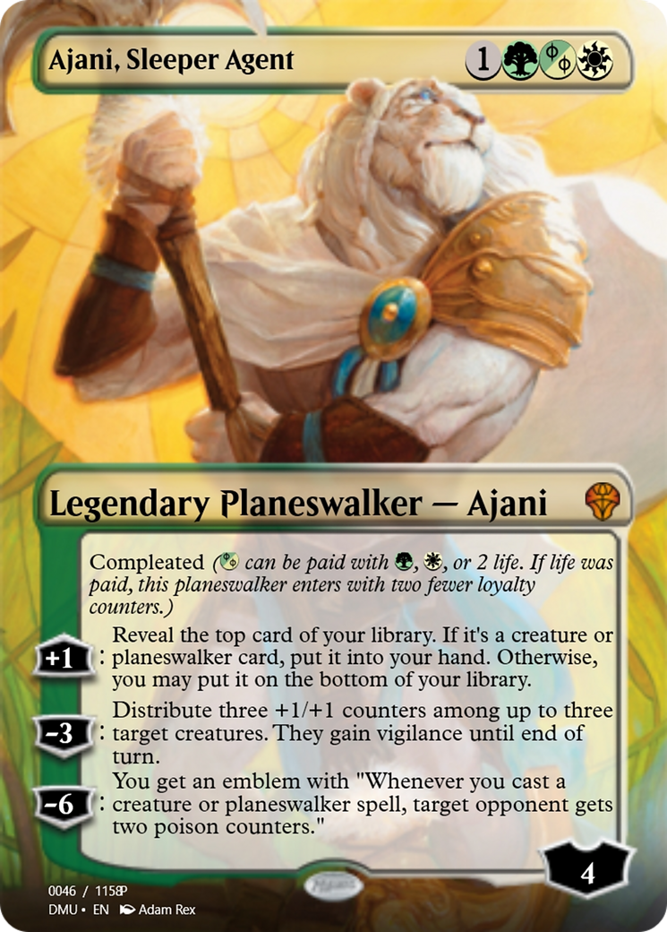 Ajani, Sleeper Agent (PRM-103472) - Magic Online Promos