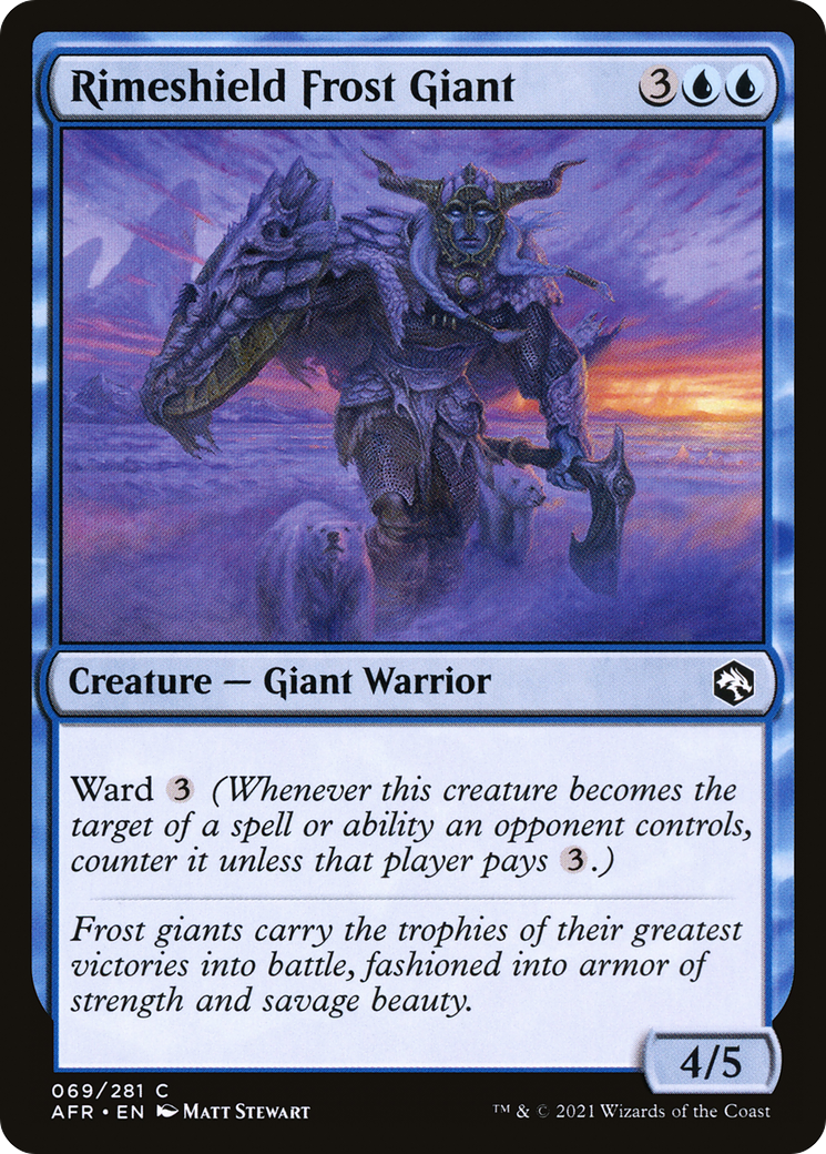 Rimeshield Frost Giant (AFR-069) - Adventures in the Forgotten Realms