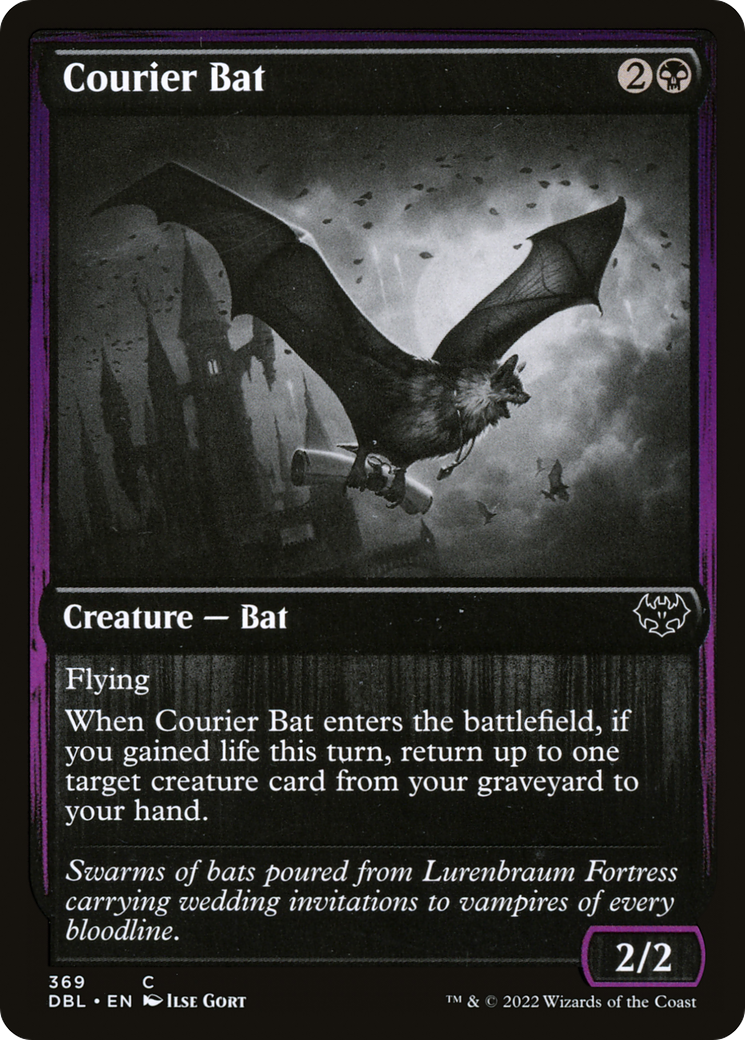 Courier Bat (DBL-369) - Innistrad: Double Feature Foil