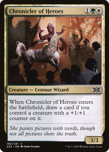 Chronicler of Heroes⁣ - Double Masters 2022⁣ (Common)⁣ [193]
