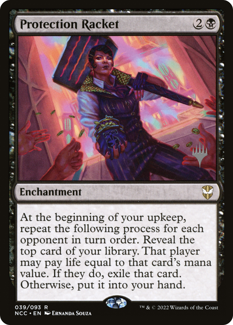 Protection Racket (PPSNC-39P) - New Capenna Commander Promos Foil