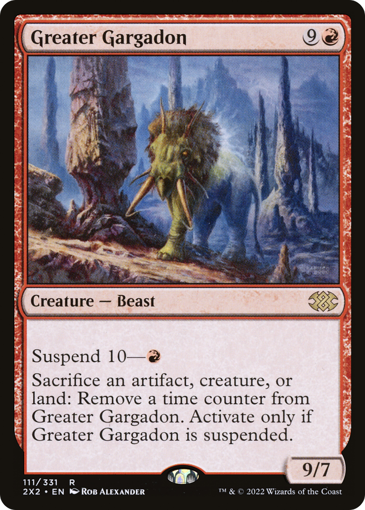 Greater Gargadon⁣ - Double Masters 2022⁣ (Rare)⁣ [111]