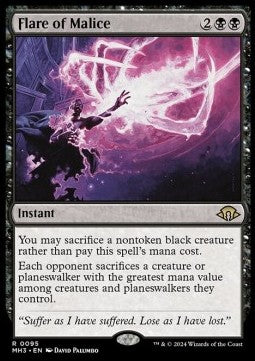 Flare of Malice⁣ - Modern Horizons 3⁣ (Rare)⁣ [95]