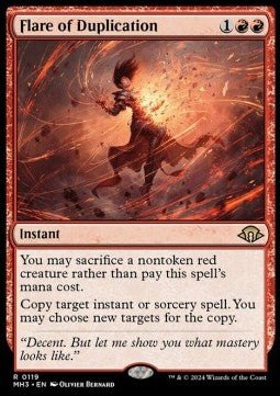 Flare of Duplication⁣ - Modern Horizons 3⁣ (Rare)⁣ [119]