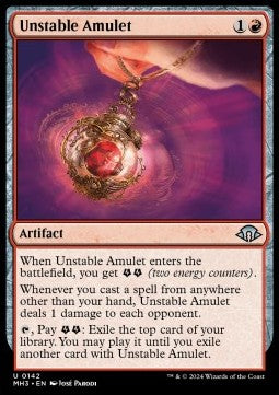 Unstable Amulet⁣ - Modern Horizons 3⁣ (Uncommon)⁣ [142]