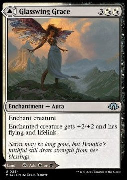 Glasswing Grace // Age-Graced Chapel⁣ - Modern Horizons 3⁣ (Uncommon)⁣ [254]