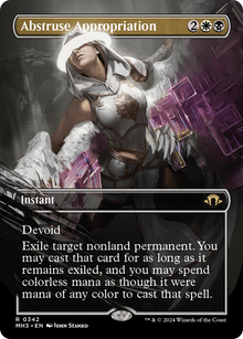 Abstruse Appropriation (Borderless) (MH3-342) - Modern Horizons 3 (Borderless)
