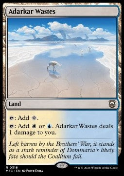 Adarkar Wastes⁣ - Commander: Modern Horizons 3⁣ (Rare)⁣ [316]
