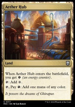 Aether Hub⁣ - Commander: Modern Horizons 3⁣ (Uncommon)⁣ [317]
