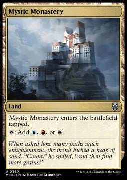 Mystic Monastery⁣ - Commander: Modern Horizons 3⁣ (Uncommon)⁣ [360]