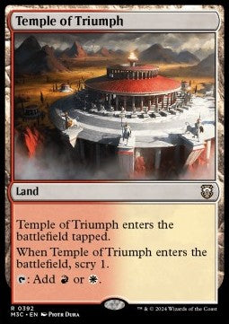 Temple of Triumph⁣ - Commander: Modern Horizons 3⁣ (Rare)⁣ [392]