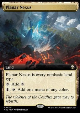 Planar Nexus (V.1)⁣ - Commander: Modern Horizons 3: Extras⁣ (Rare)⁣ [80]