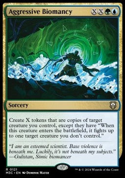 Aggressive Biomancy⁣ - Commander: Modern Horizons 3⁣ (Rare)⁣ [121]