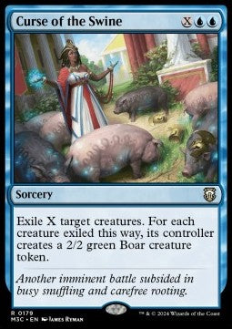 Curse of the Swine⁣ - Commander: Modern Horizons 3⁣ (Rare)⁣ [179]