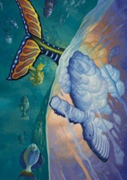 Art Series: Dreamtide Whale (V.1)⁣ - Modern Horizons 3: Extras⁣ (Tip Card)⁣ [A02]