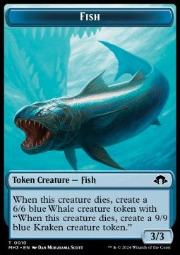 Fish Token (Blue 3/3)⁣ - Modern Horizons 3: Tokens⁣ (Token)⁣ [T10]