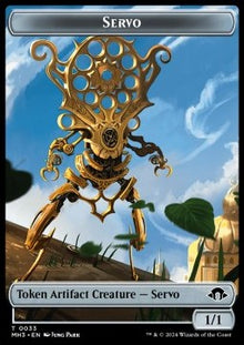 Servo Token (Artifact 1/1)⁣ - Modern Horizons 3: Tokens⁣ (Token)⁣ [T33]