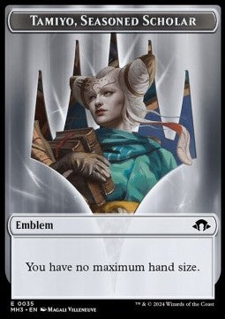Tamiyo, Seasoned Scholar Emblem⁣ - Modern Horizons 3: Tokens⁣ (Token)⁣ [T35]