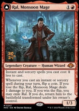 Ral, Monsoon Mage // Ral, Leyline Prodigy⁣ - Modern Horizons 3: Promos⁣ (Mythic)⁣ [247]