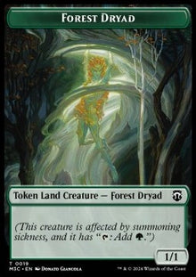 Forest Dryad Token (G 1/1) // Vivien Reid Emblem (V.1)⁣ - Modern Horizons 3: Tokens⁣ (Token)⁣ [CT 19/28]