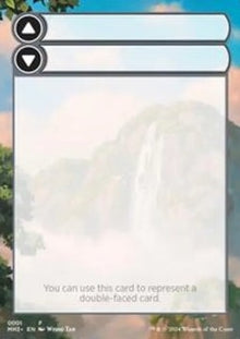 Double-Faced Helper Card⁣ - Modern Horizons 3: Tokens⁣ (Token)⁣ [F1]