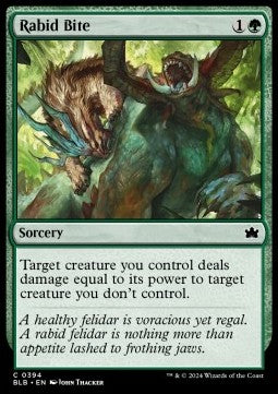Rabid Bite⁣ - Bloomburrow: Extras⁣ (Common)⁣ [394]