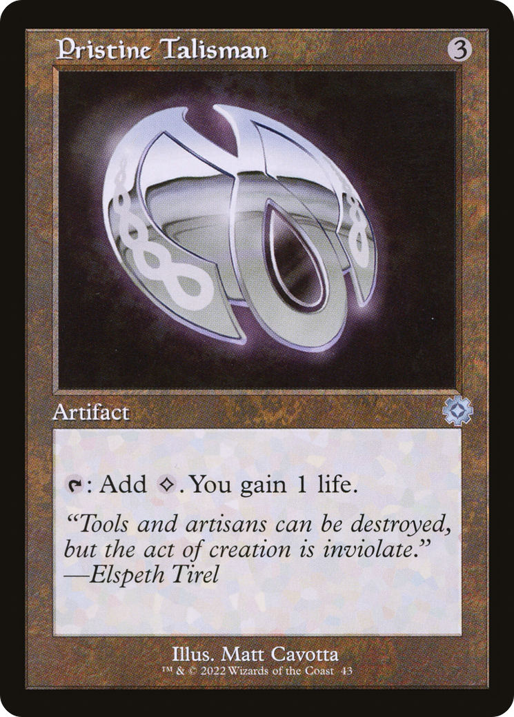 Pristine Talisman (V.1)⁣ - Retro Frame Artifacts⁣ (Uncommon)⁣ [43]